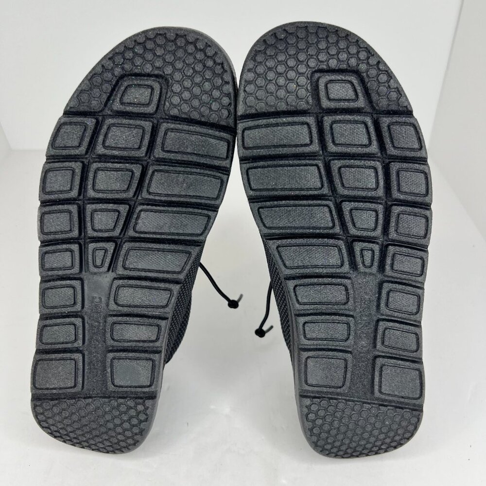 Bruno Marc Mens BLS211 Black Elastic Lace Casual Fabric Slip On Size 7.5 Loafers - Picture 8 of 9